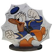 Donald Duck Angry Yelling Donald Stone Sculpture